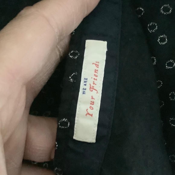 USED Mens XXL Scotch & Soda Button Down Long Sleeve Black Cotton Shirt Classic - Picture 3 of 9